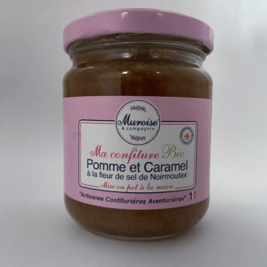 Confiture Bio Pommes & Caramel à la Fleur de Sel de Noirmoutier 220G