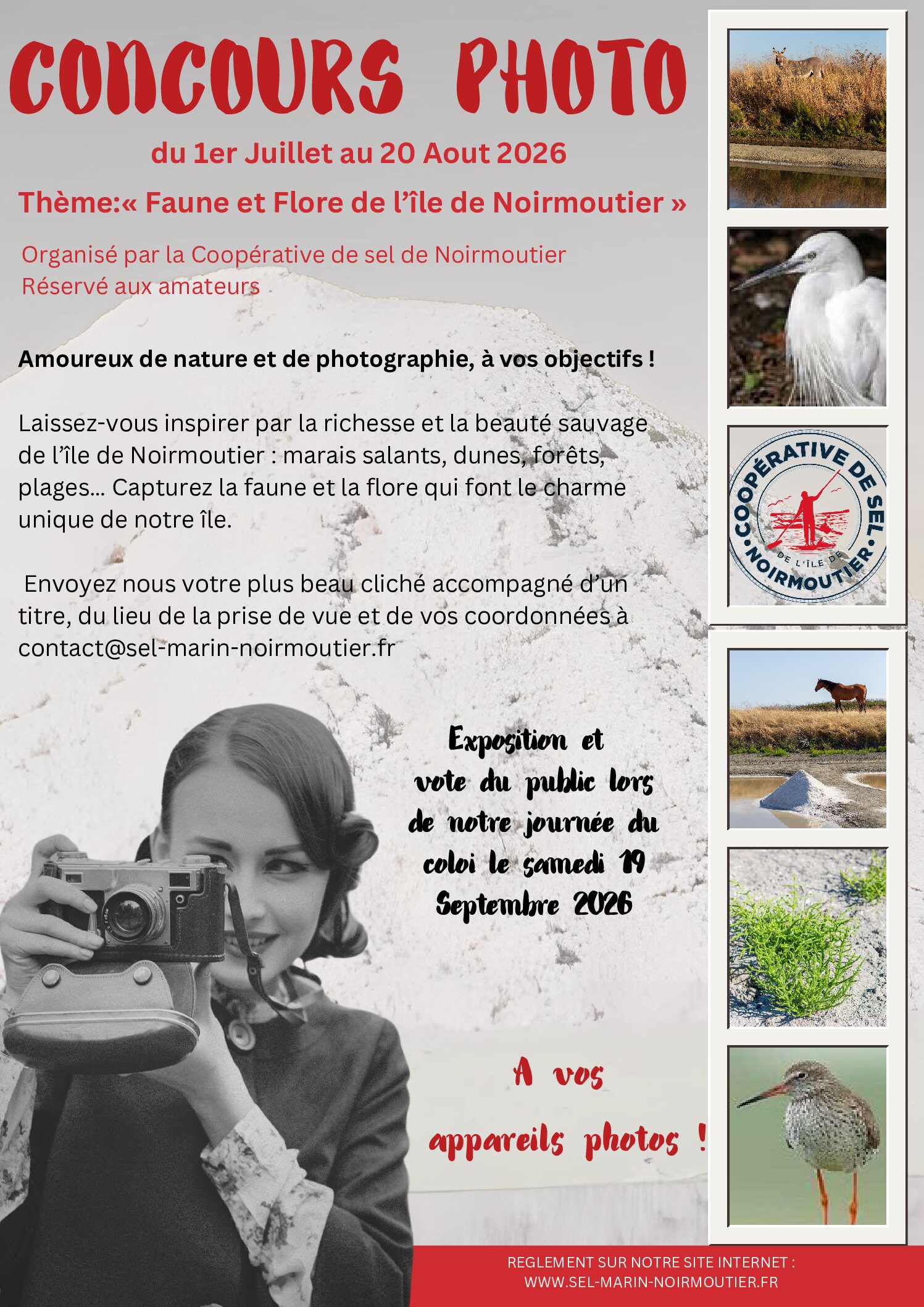 CONCOURS PHOTO DU 1ER JUILLET AU 20 AOÛT 2026
